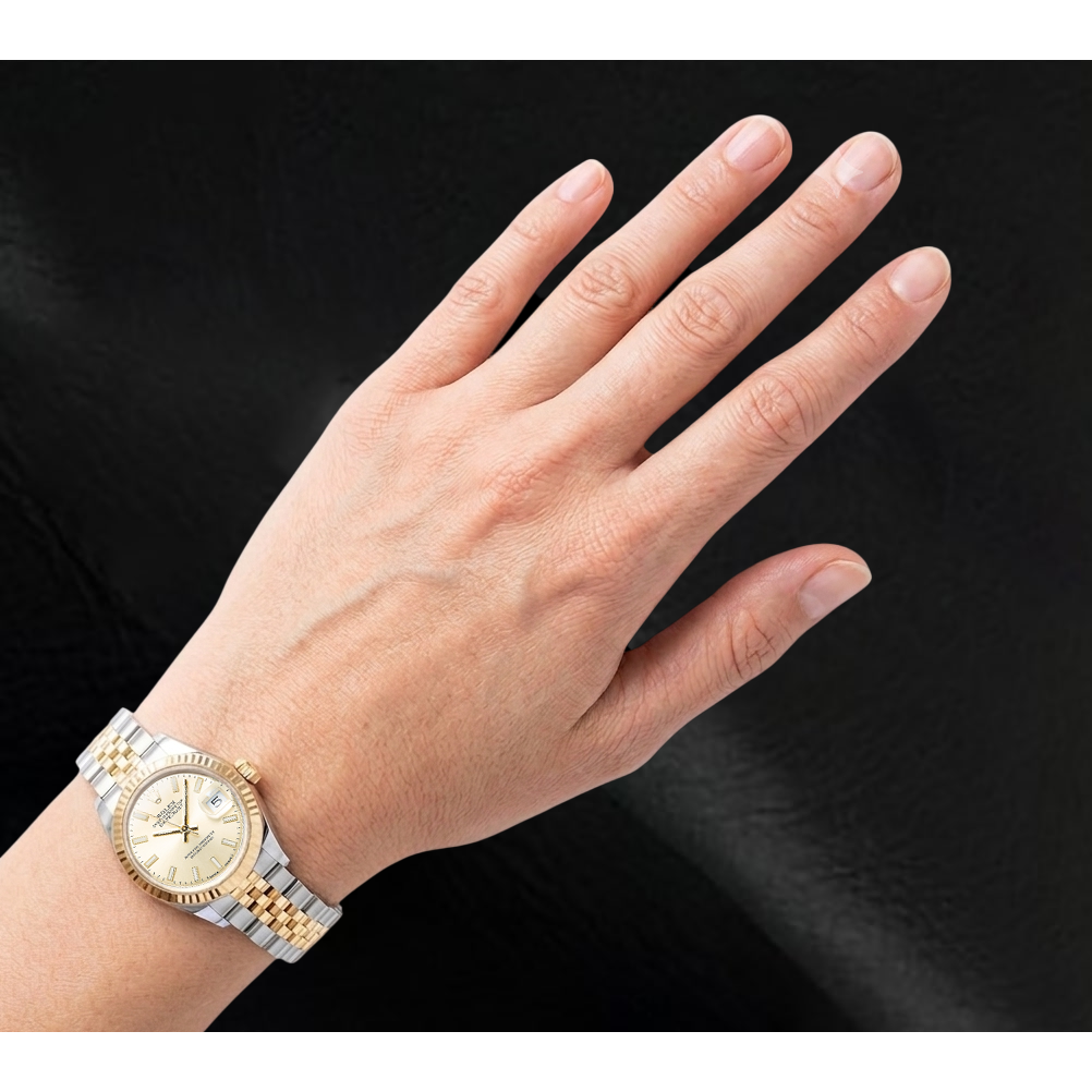 Rolex Lady-Datejust 28 mm 279173 Quadrante Champagne Luminescente