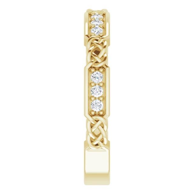 Cinturino Per Anniversario Di Vero Diamanti 0.40 Carati