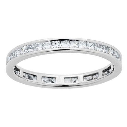 Cinturino Per L'Eternità Con Genuino Diamanti Taglio Principessa Da 1.14 Carati
