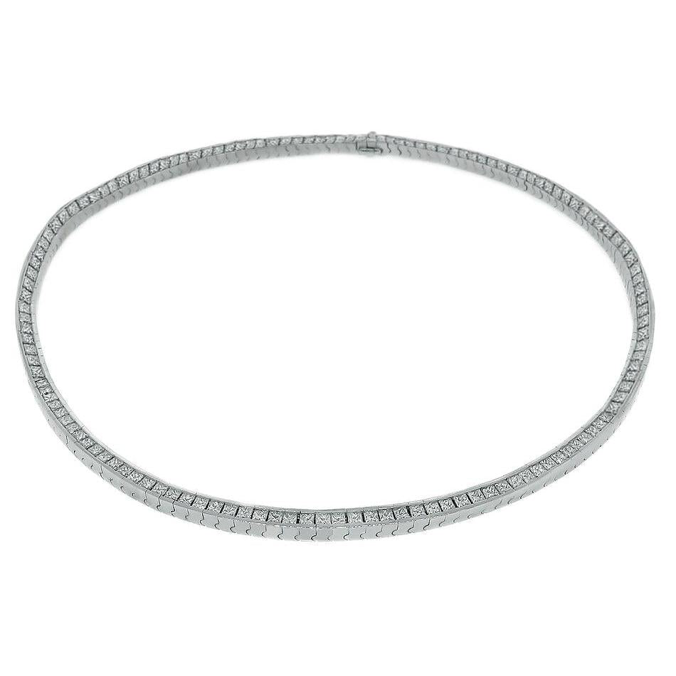 Collana Princess Genuino Diamond Channel 12 Carati Gioielli Da Donna Novità