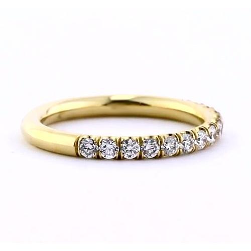 Comfort Fit Genuino Diamond Anniversary Band 0,50 Carati Gioielli In Oro Giallo