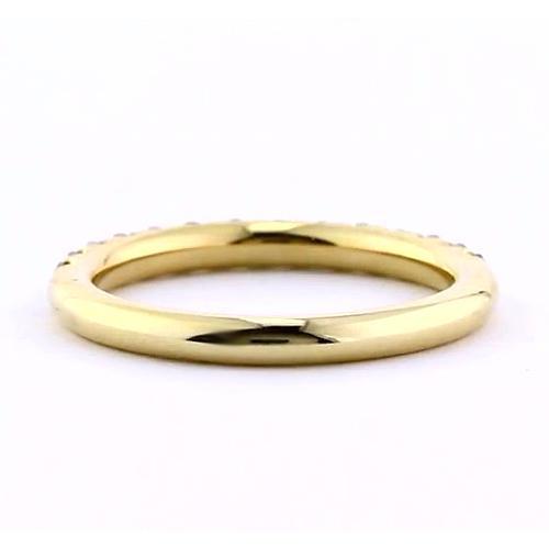 Comfort Fit Genuino Diamond Anniversary Band 0,50 Carati Gioielli In Oro Giallo
