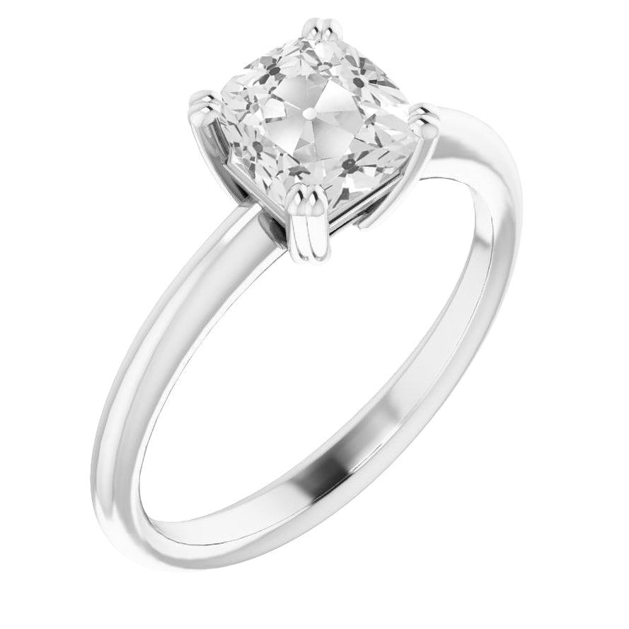 Scintillante Diamante Solitario di Fidanzamento 5 carati – vista principale