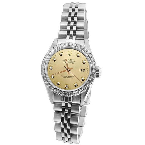 Datejust acciaio inossidabile giubileo diamante orologio Rolex