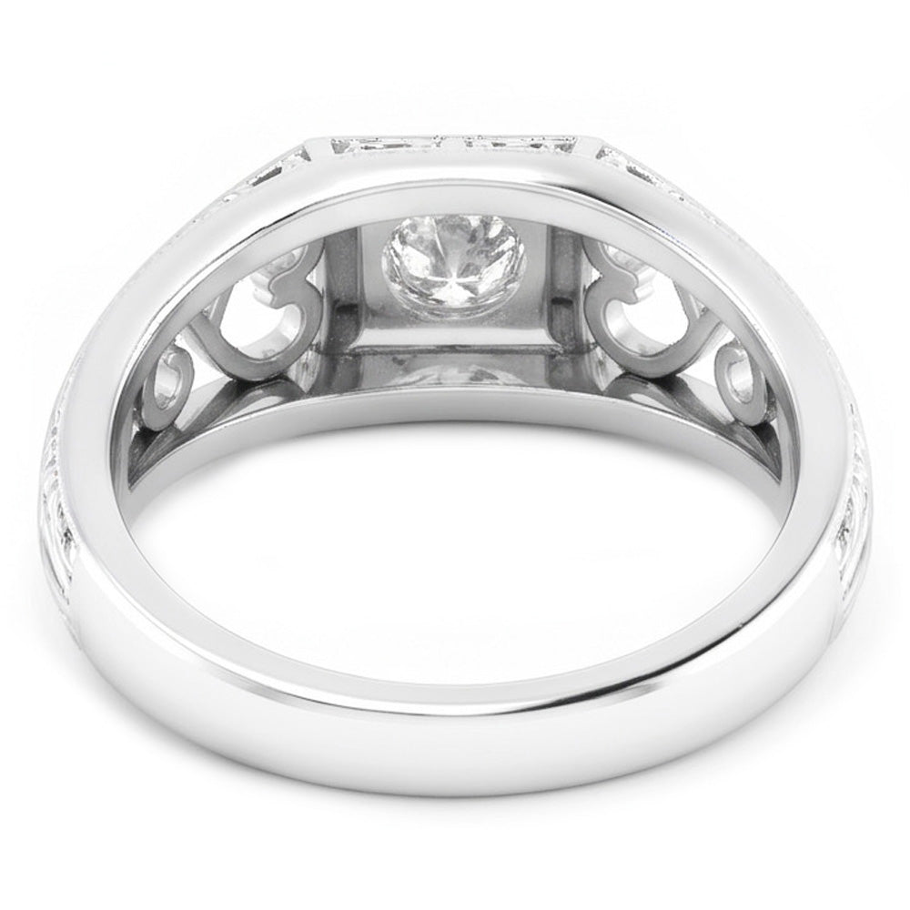 Diamante Fine Anello Monopietra fatto a mano 1 carati |