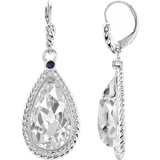 Di lusso Diamante Fine Orecchini a Lobo 3 carati – vista principale