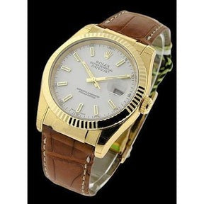 Datejust cinturino pelle sales