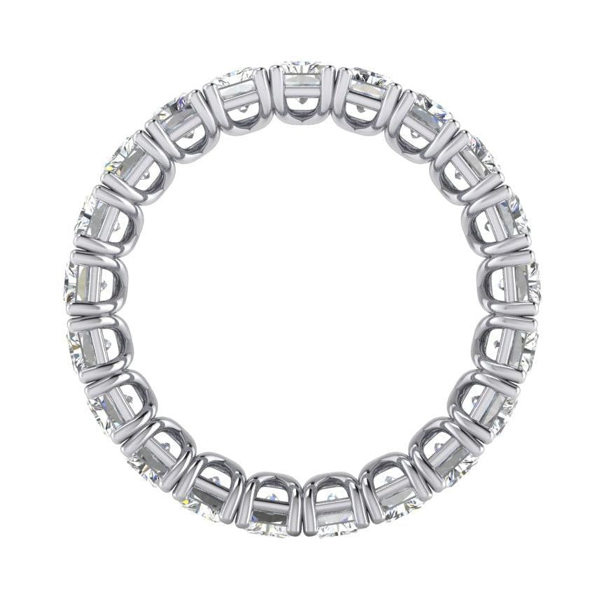 Fascia Eternità Taglio Radiante 11 Ct. Gioielli in Oro Con Diamanti