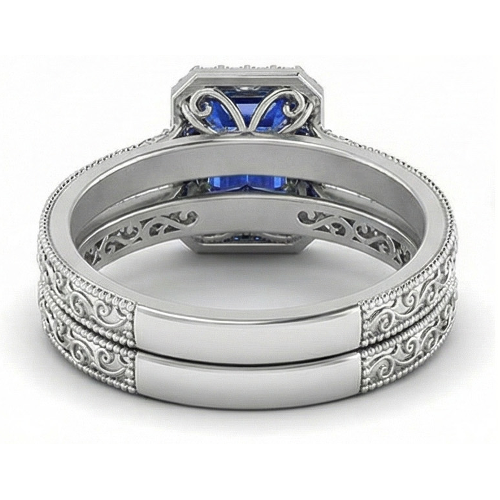 vero round diamante 2.50carati fede eternity vista di profilo
