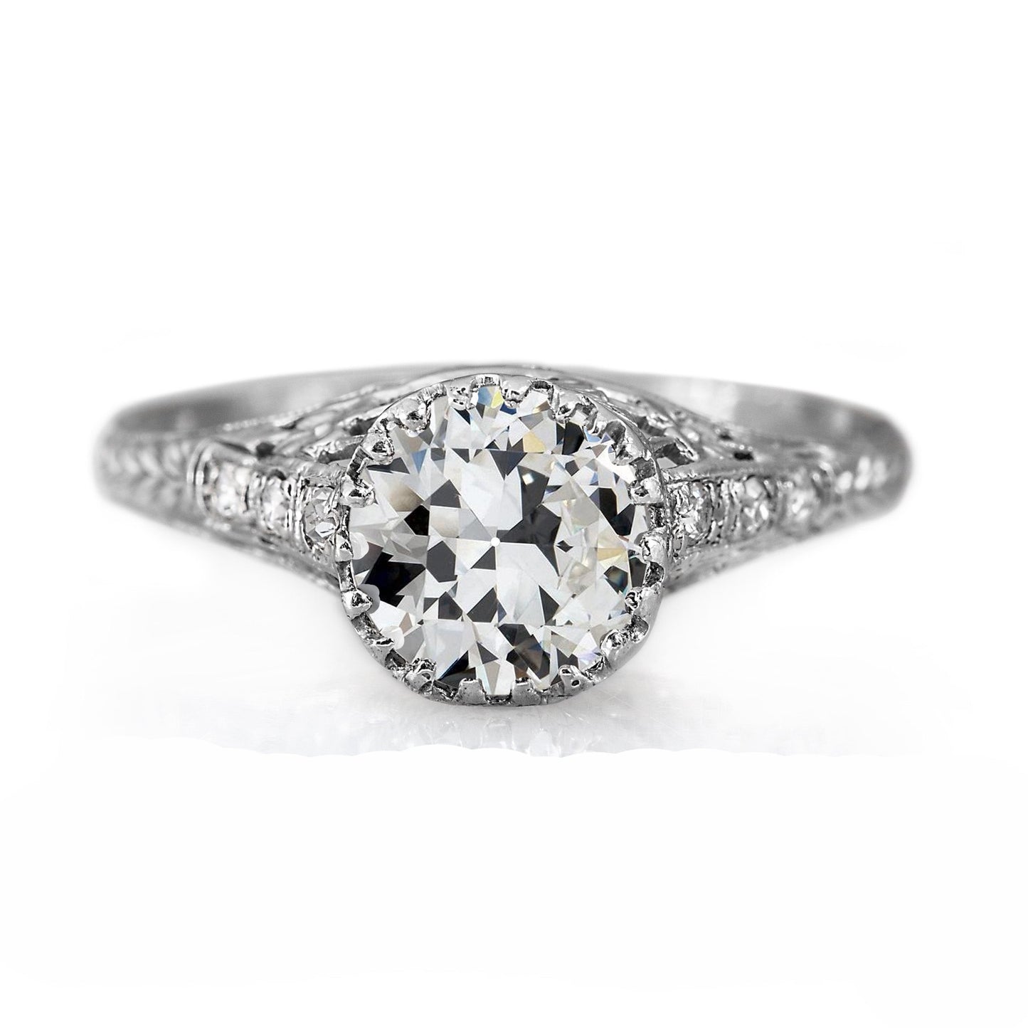 vero round diamante 3carati fede eternity vista frontale