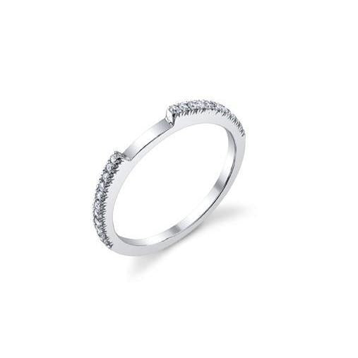 Fede Nuziale Eterna Da Donna Con Genuino Diamante Taglio Rotondo Da 2,40 Ct