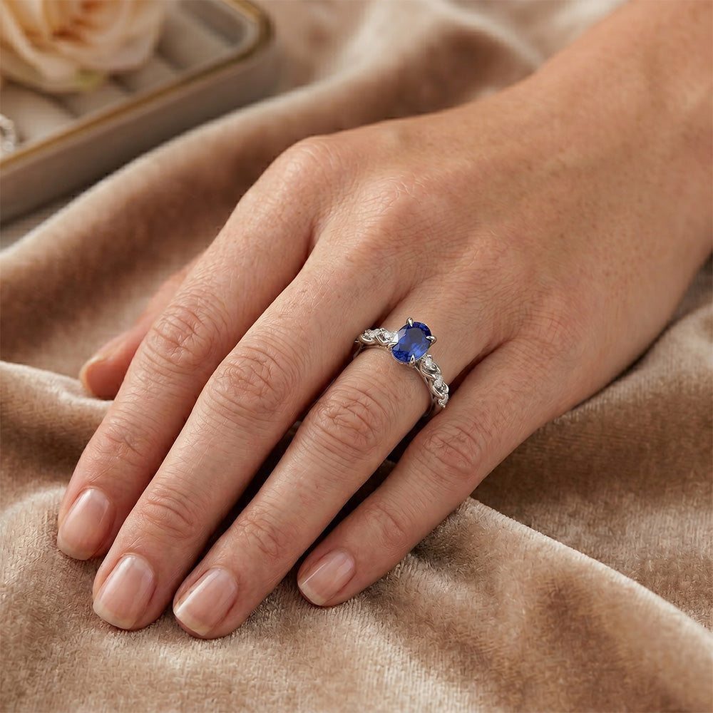 Fiordaliso Zaffiro Anello