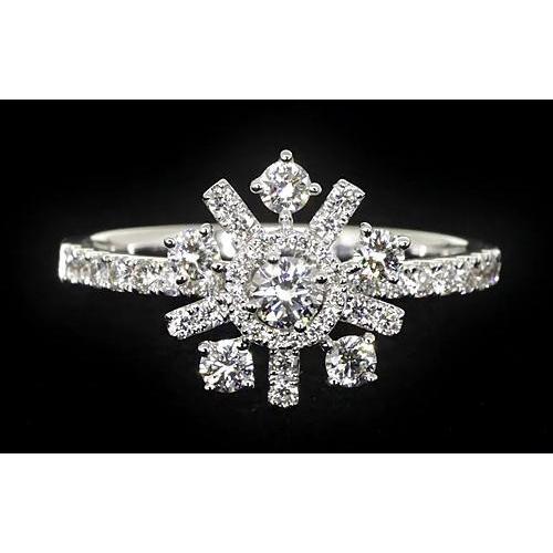 Gioielli Personalizzati Anniversario Anello Naturale Diamante Rotondo 1,50 Carati