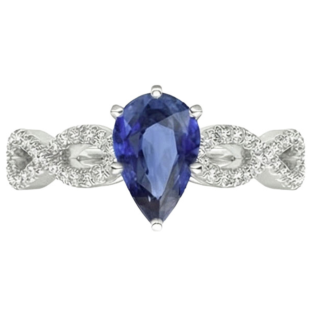 vero round diamante 3.50carati anello su bianco