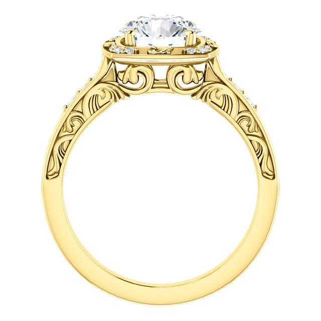 Gioiello Per Anello Anniversario Con Vero Diamanti Tondi Taglio Brillante Da 1,65 Carati