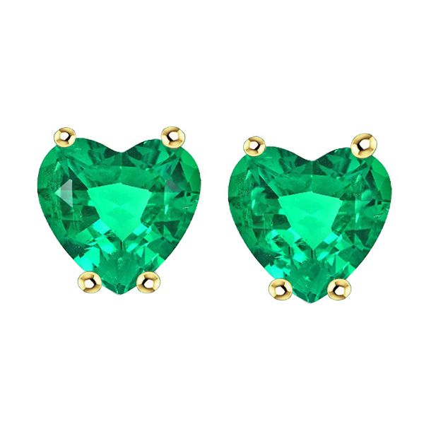 Luminoso Smeraldo Colombiano Gemstone Earring 4 carati – vista principale