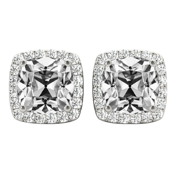 Diamante Orecchini 15 carati Oro 14 Carati Bianco – vista principale