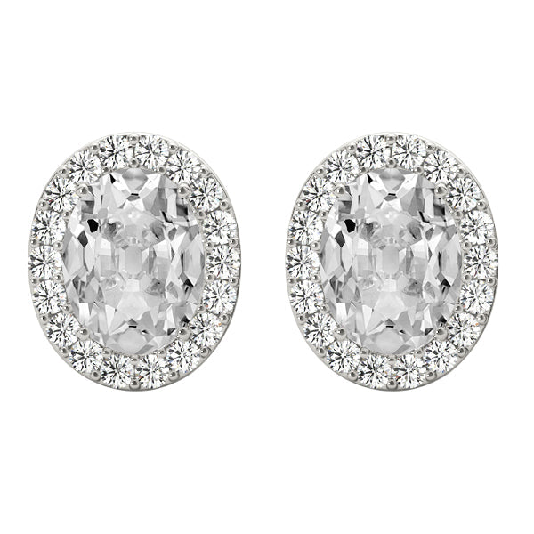 Brillante Orecchini 11,25 carati Oro Bianco 14K – vista principale