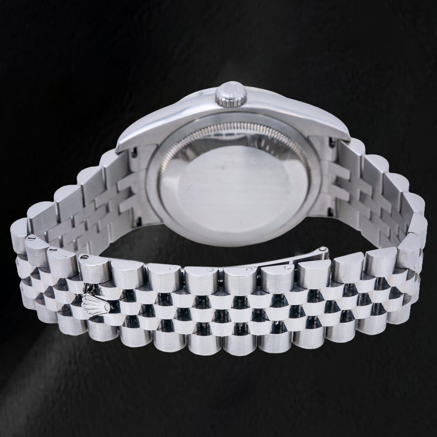 Rolex 16200 Datejust Orologio 36 mm in Acciaio Inossidabile con Quadrante Blu con Diamanti