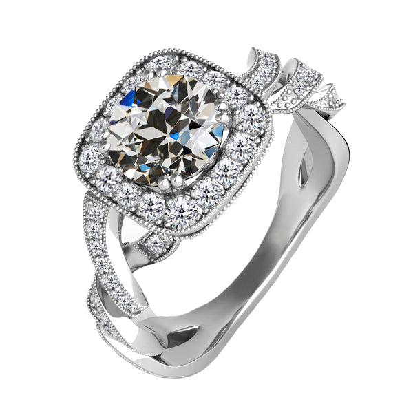 Premium Anello di Fidanzamento Halo 3,50 carati – vista principale