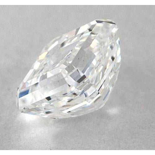 Diamante Asscher da 2,5 carati, sciolto, taglio F VVS1, molto buono