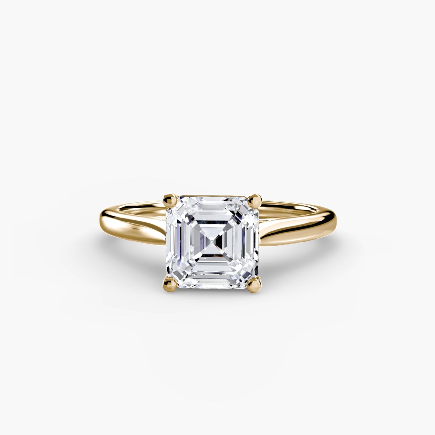 Diamante anello in Gold – primo piano