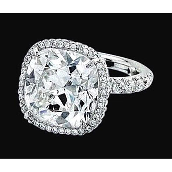Naturale Diamante Centrale Taglio Cuscino 2.55 Ct. Anello Di Fidanzamento