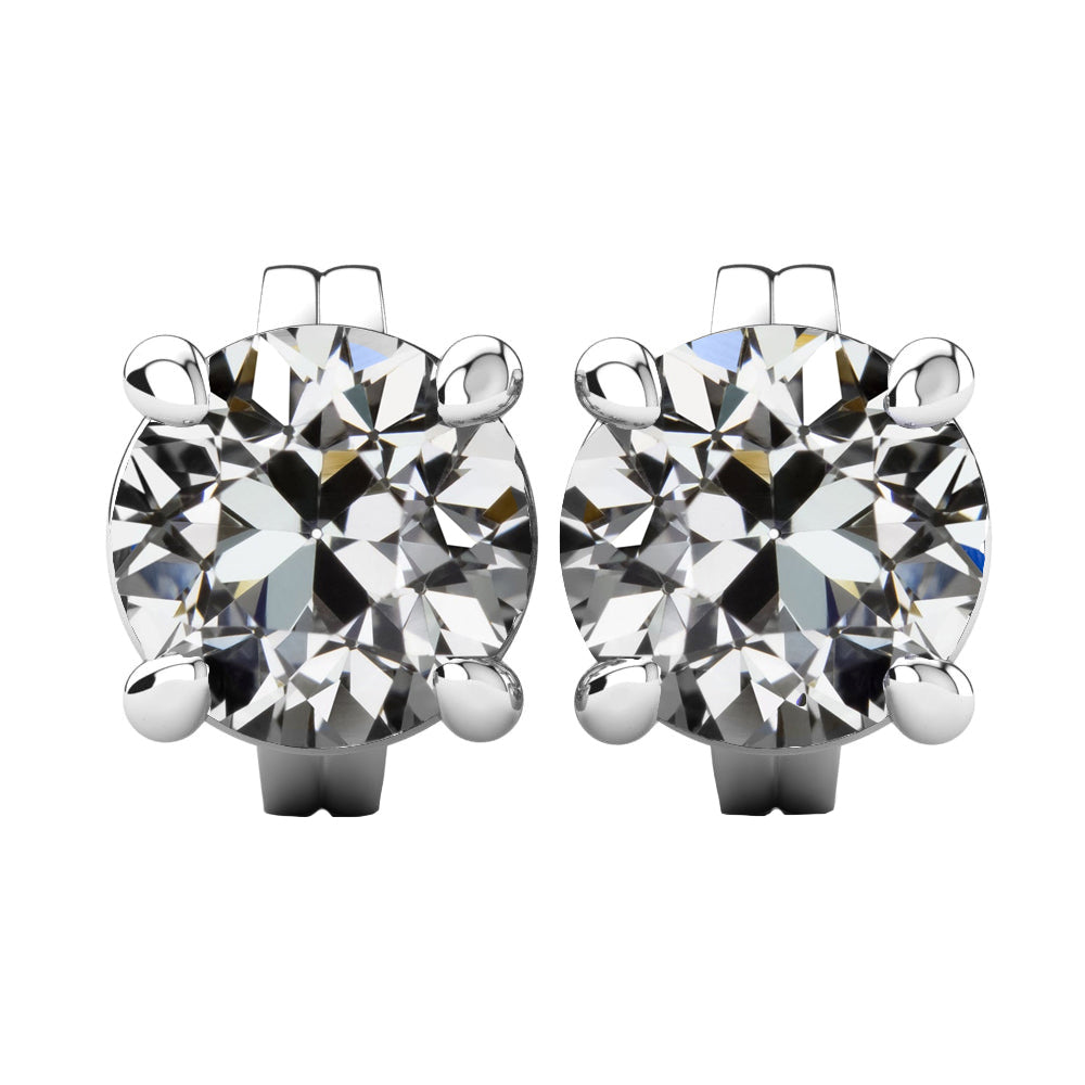 Orecchini Oro Bianco 14K con Brillante – vista principale