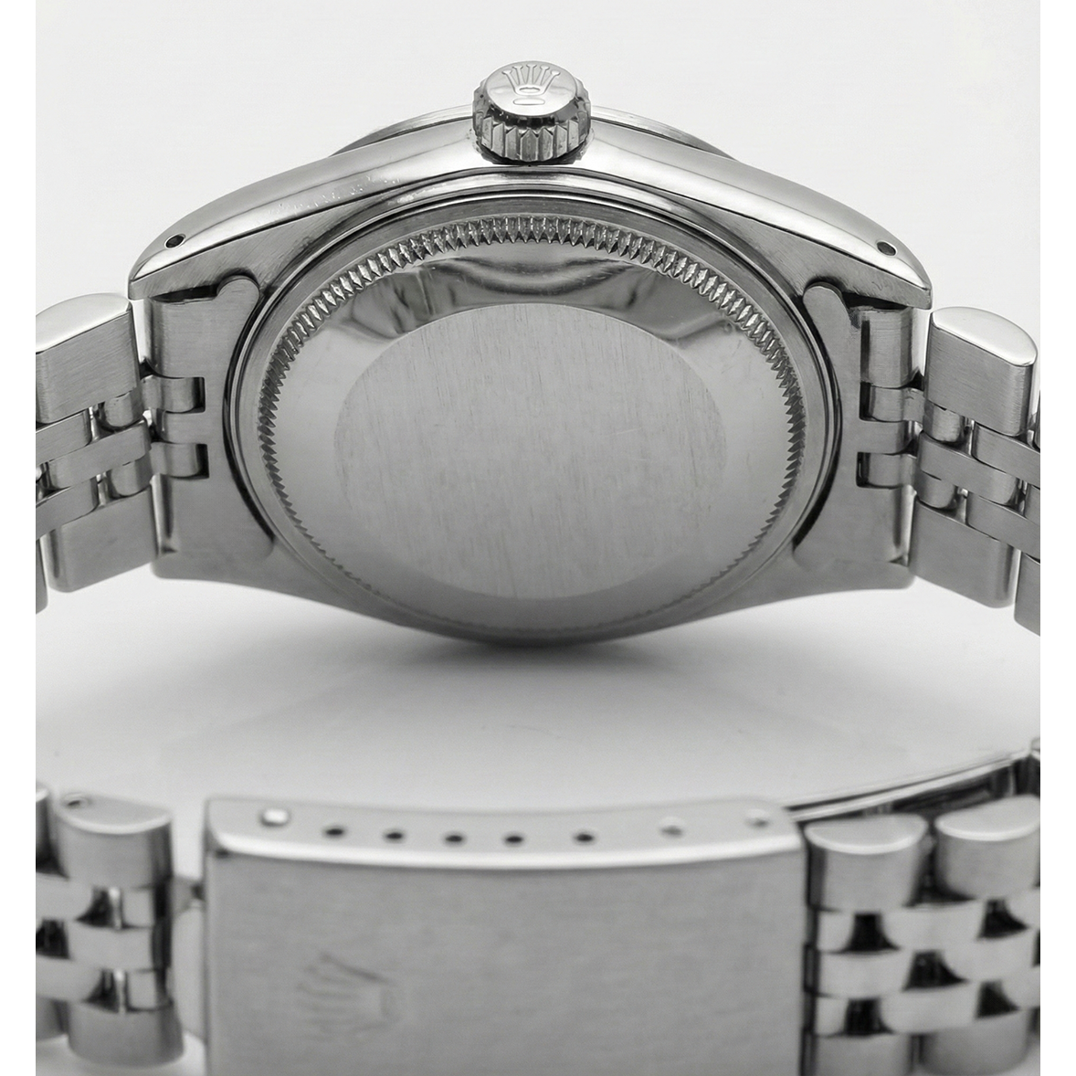 Orologio con datario e quadrante grigio con lunetta in diamanti, orologio Giubileo in acciaio inossidabile