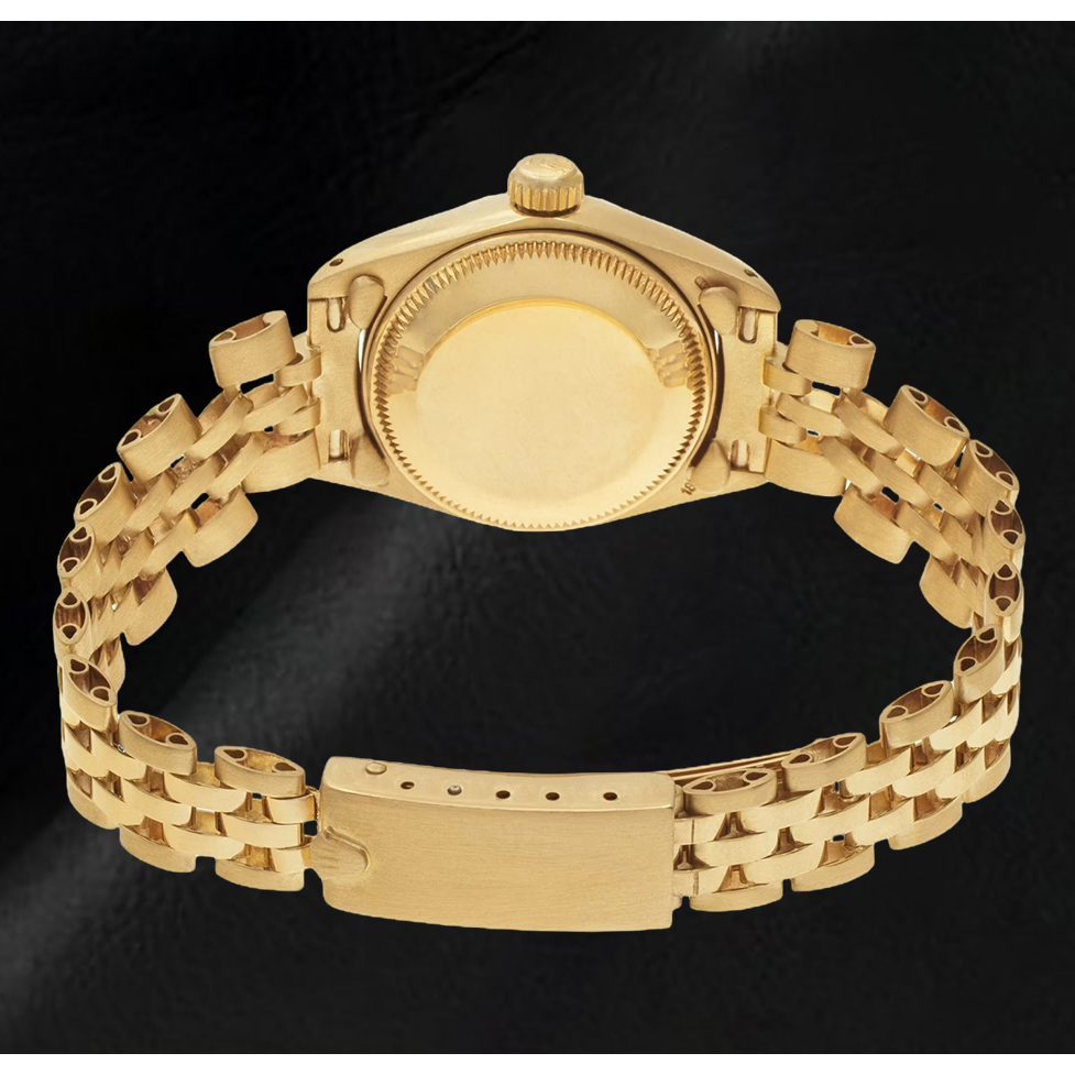 Orologio Rolex Datejust 26 mm Champagne Diamond Dial President Oro Giallo