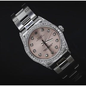 Rolex con quadrante rosa top