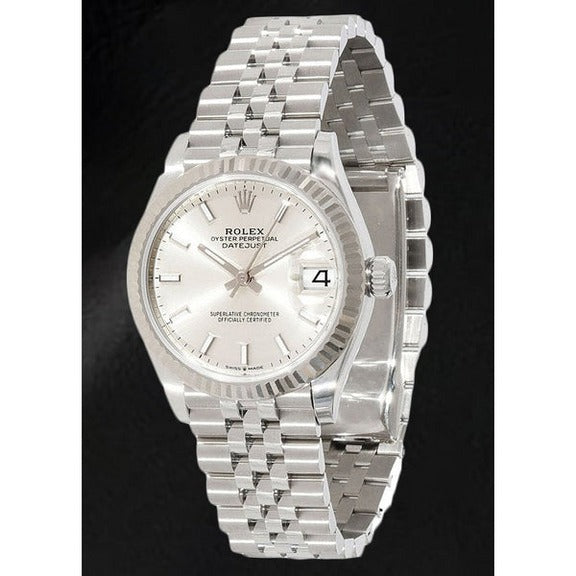 Orologio Rolex Datejust 31mm Argento Luminoso Donna