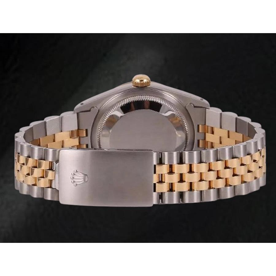 Orologio Rolex Datejust 36 mm in madreperla rosa con quadrante in diamanti bicolore