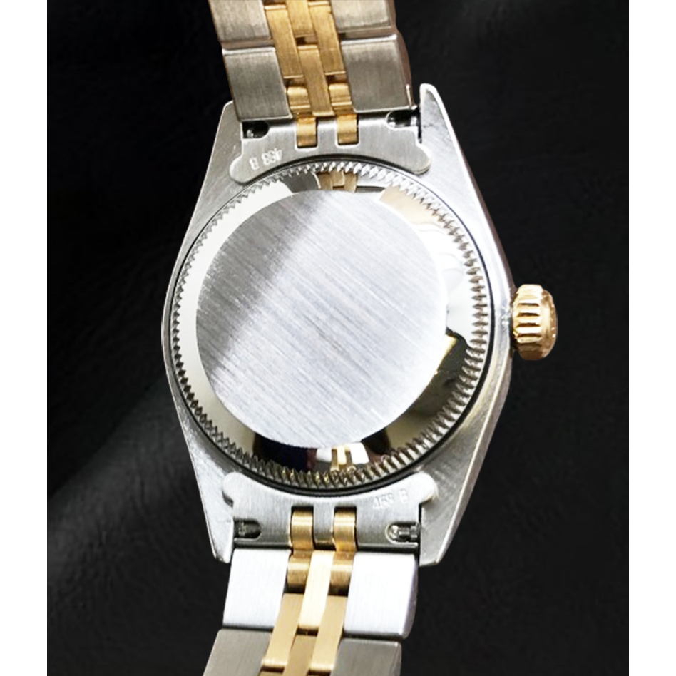 Orologio Rolex Datejust Anno 2001 Quadrante Madreperla Grigio Diamanti 26 mm Bicolore