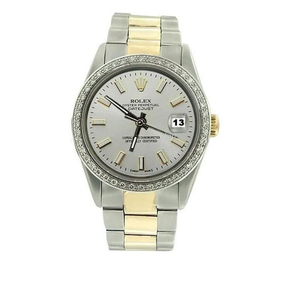 Orologio Rolex Datejust con quadrante bianco