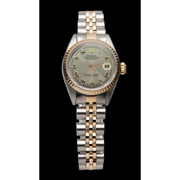 Orologio Rolex Datejust da donna in acciaio inossidabile