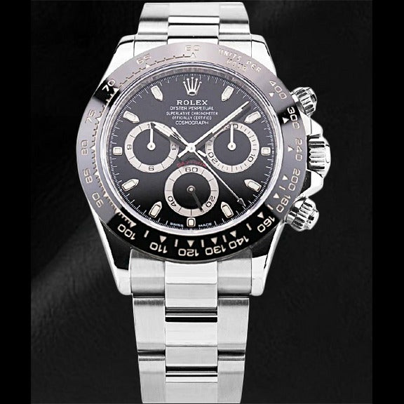 Daytona quadrante nero shop
