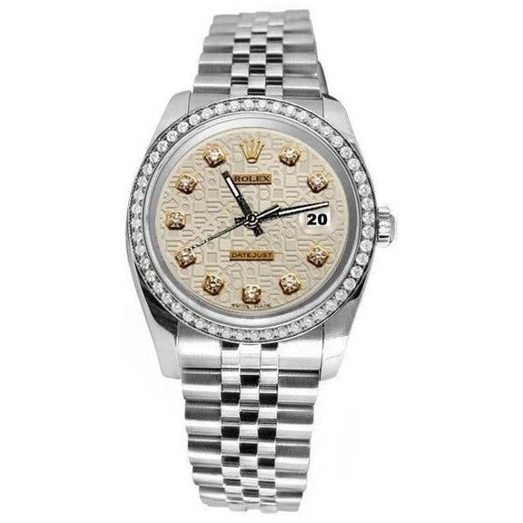 Orologio Rolex con quadrante bianco