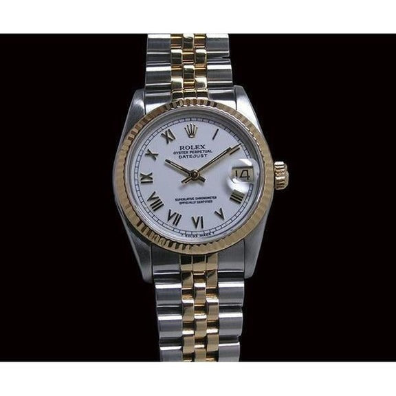 Orologio Rolex in acciaio inossidabile di medie dimensioni da 31 mm