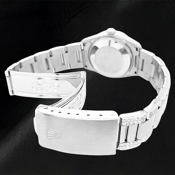 Orologio da donna Rolex Datejust 31 quadrante arabo bianco in acciaio inossidabile