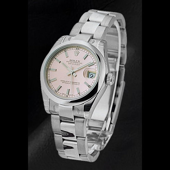 Orologio da donna Rolex Datejust 31mm con indice rosa in acciaio inossidabile