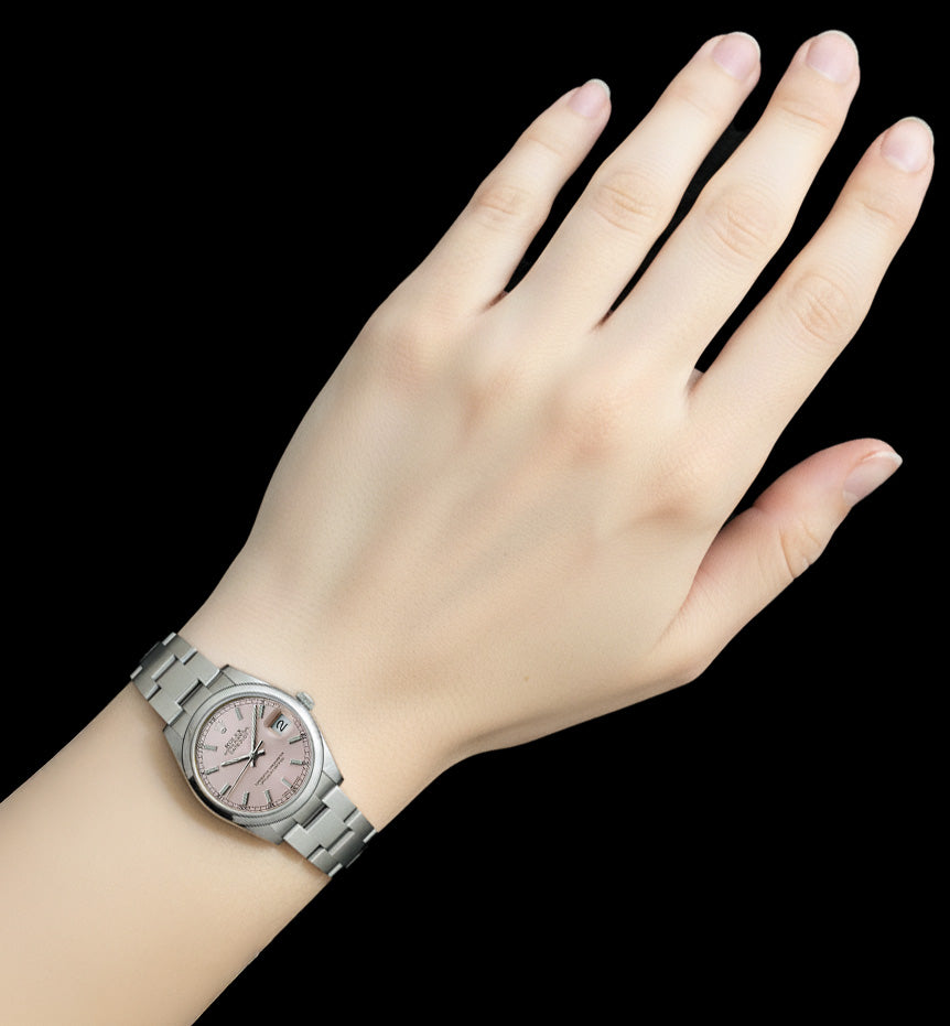 Orologio da donna Rolex Datejust 31mm con indice rosa in acciaio inossidabile
