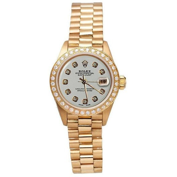 Orologio da donna Rolex in stile presidenziale con quadrante