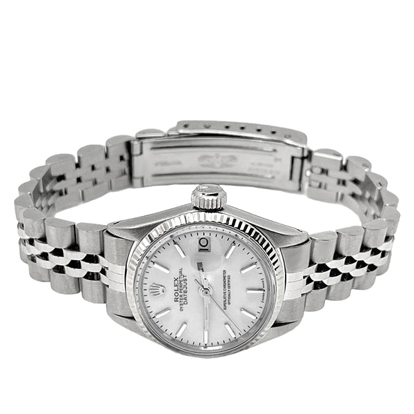 Orologio da donna con bracciale giubileo in acciaio inossidabile, quadrante Datejust, Rolex perpetua