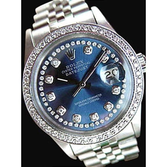 Rolex con quadrante blu store