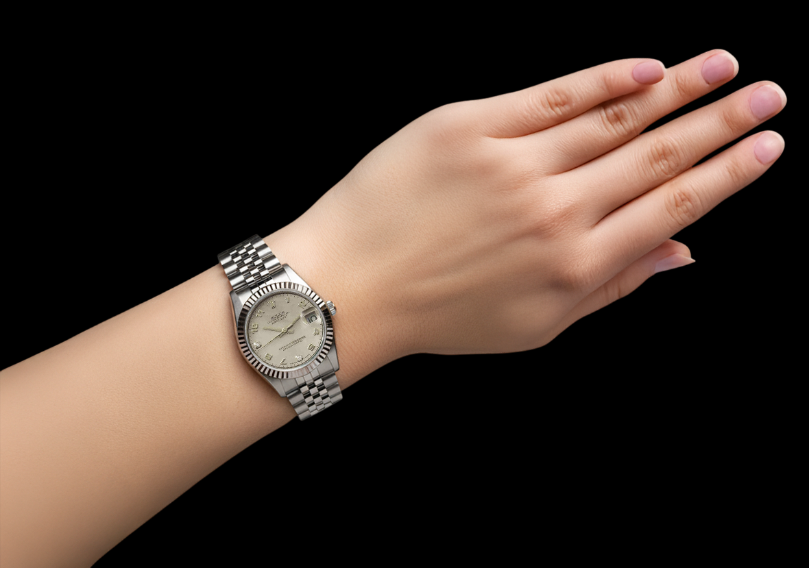 Orologio da uomo Rolex Datejust 31mm in madreperla e acciaio inossidabile