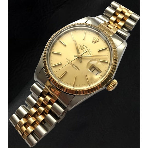 Orologio da uomo Rolex Datejust 36 mm con quadrante champagne