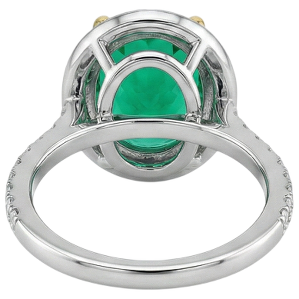 Elegante Anello con Gemma 3,50 carati – vista dall'alto