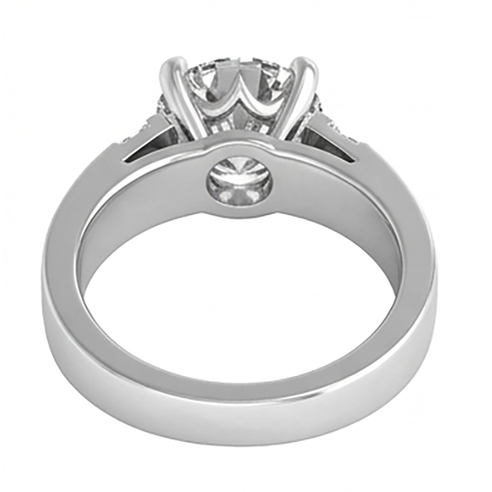 Pavé Diamante Anello da Uomo 2.50 carati – 10K White Gold
