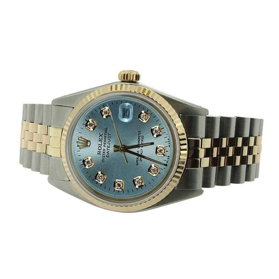 Quadrante blu con diamanti Rolex